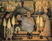 Diego Rivera Woman of Flapjack painting